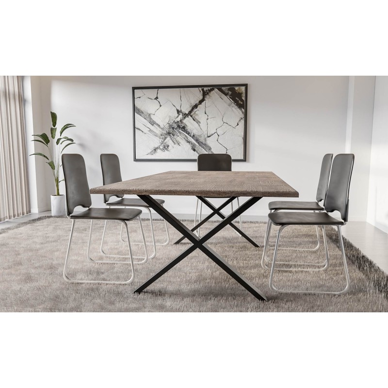 X-malliset teräksiset pöydänjalat Swift - moderni ja kestävä ratkaisu