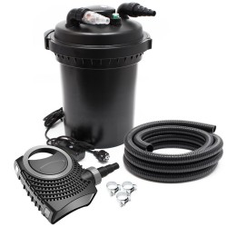 SunSun CPF 500 lampipainesuodatinsetti 30000 l 18 W UV C NEO3800 pumppu 3600 l h 5 m letku 38 mm