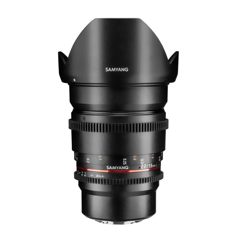 Samyang MF 16mm f/2.0 APS-C laajakulmaobjektiivi Sony E -kiinnityksellä