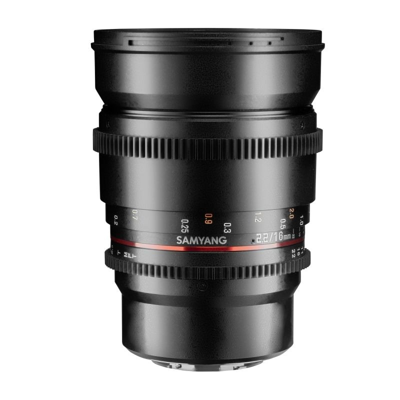 Samyang MF 16mm f/2.0 APS-C laajakulmaobjektiivi Sony E -kiinnityksellä