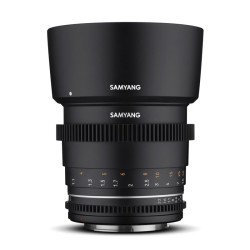 Samyang MF 85mm T1,5 VDSLR MK2 cine- ja videobjektiivi Sony E, täyskenno ja APS-C