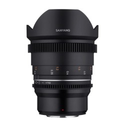 SAMYANG MF 14mm T3,1 VDSLR MK2 MFT ultra-laajakulmainen videobjektiivi, musta