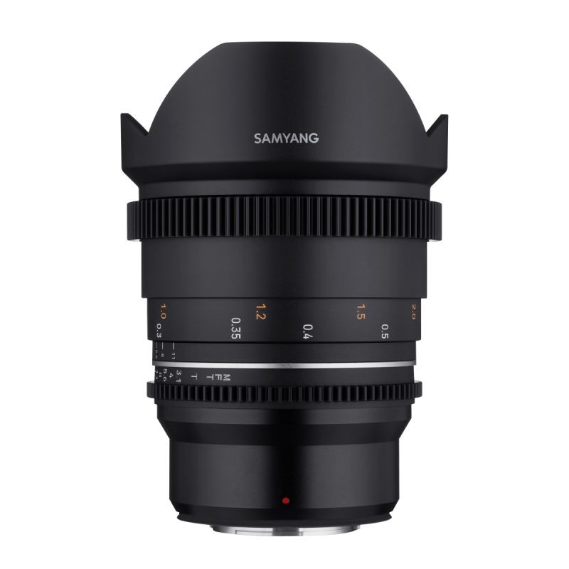 SAMYANG MF 14mm T3,1 VDSLR MK2 MFT ultra-laajakulmainen videobjektiivi, musta