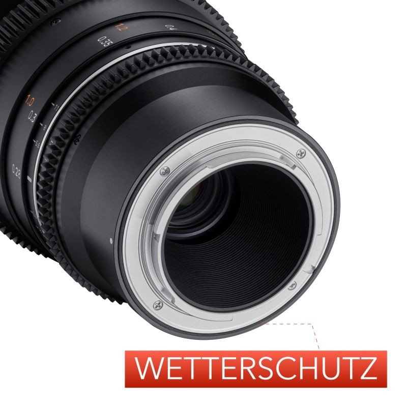 SAMYANG MF 14mm T3,1 VDSLR MK2 MFT ultra-laajakulmainen videobjektiivi, musta