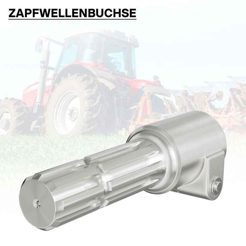 Voimanottoakselin adapteriholkki 160 mm, 6 hammasta, 8-32x38x6, AISI 1045 -teräs