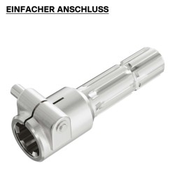 Voimanottoakselin adapteriholkki 160 mm, 6 hammasta, 8-32x38x6, AISI 1045 -teräs