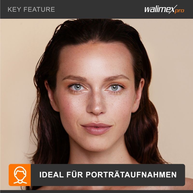 Walimex pro sateenvarjomainen softbox 109 cm, valkoinen heijastuspinta, sisältää kuljetuslaukun