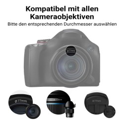 Walimex pro Black Diffusion 1/4 -suodin 77 mm, nanopinnoite, 3,3 mm slim-kehys