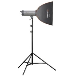 Walimex pro Softbox Orange Line striplight 30 x 120 cm 360 käännettävä diffuusorit ja kuljetuslaukku