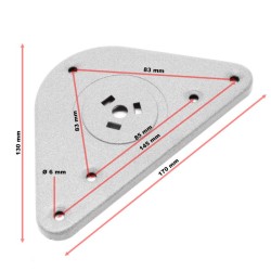 Pöydänjalat 4 kpl säädettävät teräs nikkeli 60 mm 710 mm