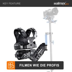 Walimex pro StabyBalance -setti, liivi ja jousivarsi, max. 4 kg