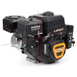LIFAN KP230E 4-tahtinen bensiinimoottori 6,5 PS, sähköstarteri, 223 cm³, 20 mm akseli, rakennuskoneisiin