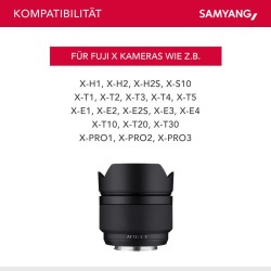 Samyang AF 12mm F2 0 ultralaajakulmaobjektiivi Fuji X sarjalle