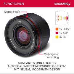 Samyang AF 12mm F2,0 ultralaajakulmaobjektiivi Fuji X -sarjalle