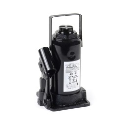 Hydraulinen pullonostin 10 t, 205–390 mm, hallittu laskutoiminto, musta