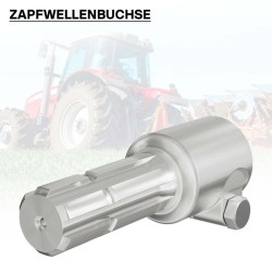 Voimanottoakselin adapteriholkki 175 mm, 20 uraa / 6 hammasta, AISI 1045 -teräs