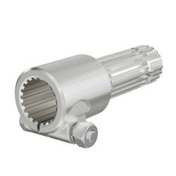 Voimansiirtoadapteri PTO holkki 175 mm naaras 20 uraa uros 21 hammasta AISI 1045 teräs traktori