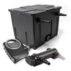 SunSun lampisuodatinsetti: CBF-350 suodatin 12000 l, NEO7000 pumppu 7000 l/h, CUV-318 UVC-lamppu 18 W