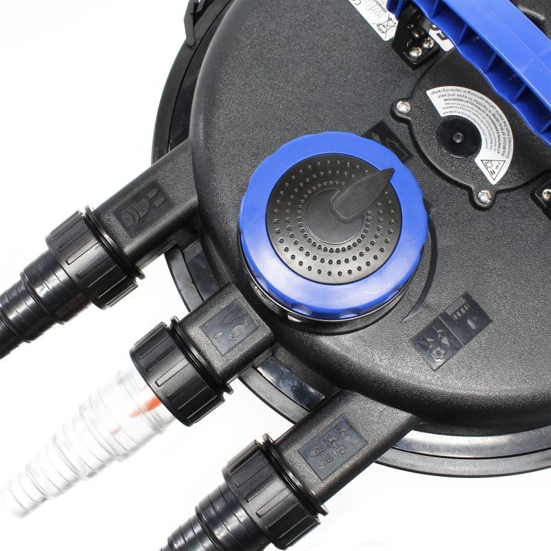 SunSun Lampisuodatinsetti: CPF-250 painesuodatin 10000 l, 11W UVC, NEO-8000 pumppu 8000 l/h, 10m letku 38 mm