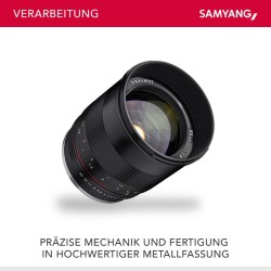 Samyang 85mm f/1.8 ED UMC CS MFT manuaalinen objektiivi