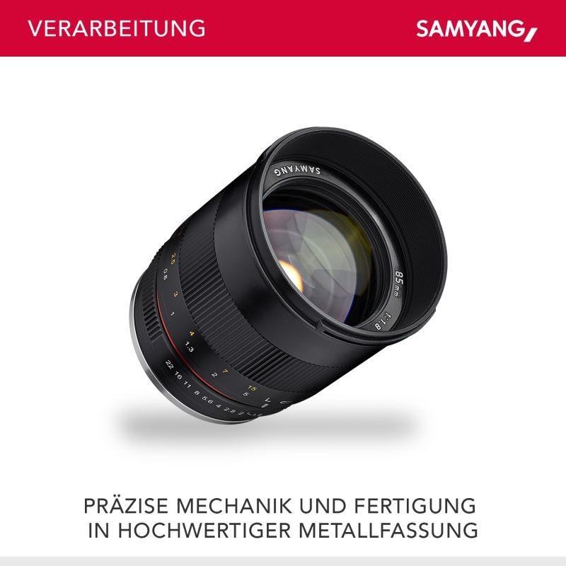 Samyang 85mm f/1.8 ED UMC CS MFT manuaalinen objektiivi