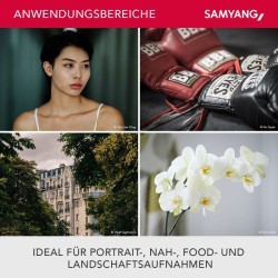 Samyang 85mm f/1.8 ED UMC CS MFT manuaalinen objektiivi
