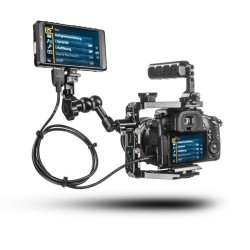 Walimex pro Advanced Movie Set -kuvausetti, Aptaris Universal XL MkII -häkki ja 4K IPS -monitori