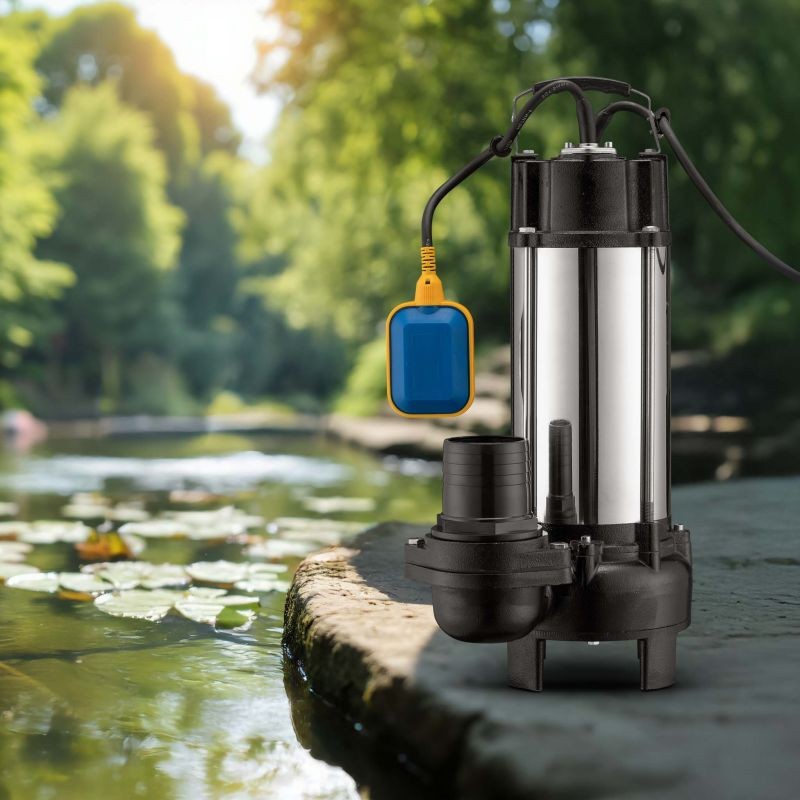 Likaveden uppopumppu silppurilla ja kellukskytkimellä 31200 l/h 2200 W 10 m