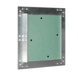 Tarkastusluukku 30 x 30 cm, alumiinikehys, 12,5 mm kipsilevyupotus