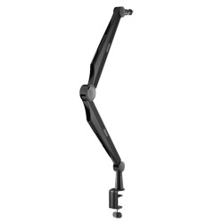 Toboli Mikrofonin nivelvarsi 80 cm, musta, pöytäteline