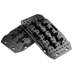 Vetolevyt hiekalle mudalle ja lumelle 2 kpl 581 x 295 x 65 mm 7 t musta HDPE LDPE