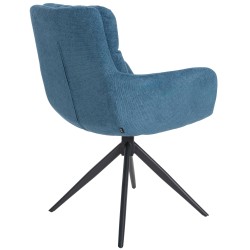 Moderni Vilas ruokapöydän tuoli, kääntyvä, pehmustettu, 7 väriä