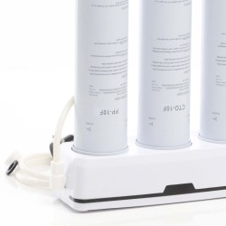 Naturewater NW-3-PPCTOUF 3-vaiheinen pöytämalli-vedensuodatin, 5 µ sedimentti, aktiivihiili, ultrafiltteri