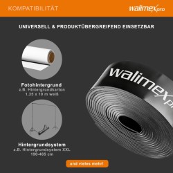 Walimex pro Magneettinen painonauha 2 7 m paperi ja kangastaustoille