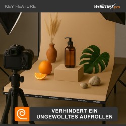 Walimex pro Magneettinen painonauha 2,7 m, paperi- ja kangastaustoille