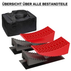 XPOtool Tasauskeilasetti matkailuautoille ja asuntovaunuille 10 cm 13 600 kg 4 kpl keiloja