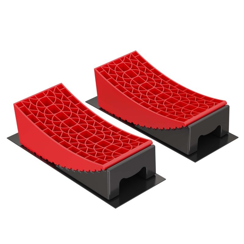 XPOtool Tasauskeilasetti matkailuautoille ja asuntovaunuille, 10 cm, 13 600 kg, 4 kpl keiloja