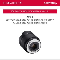 Samyang AF 12mm f 2 0 laajakulmaobjektiivi Sony E APS C