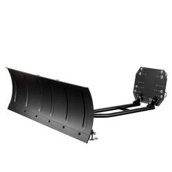Lumiaura ATV UTV ja ruohomähittäjätraktorille 140 x 40 cm SPCC teräs musta säädettävä suunta