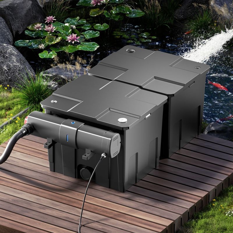 SunSun CBF-350B lampisuodatin 60 000 l ja CUV-224 UVC-selkeytin 24 W