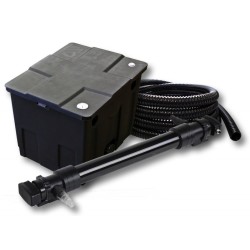SunSun lampisuodatinpaketti: CBF-350 suodatin 12000 l, CUV-672 UVC-suodatin 72 W, 5 m letku 25 mm