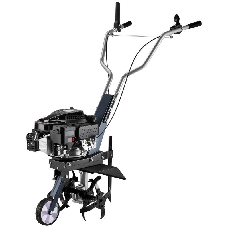 Bensiinikäyttöinen puutarhajyrsin, 36 cm työleveys, 144 ccm moottori, 4 terää