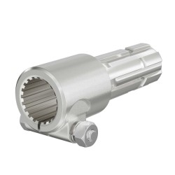 Voimanottoakselin adapteriholkki 175 mm 20 uraa 6 hammasta AISI 1045 teräs