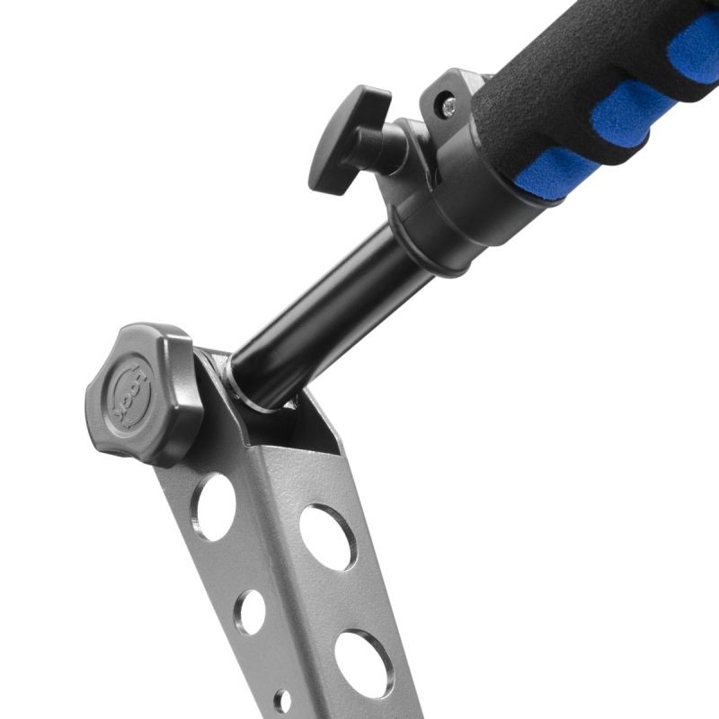 Walimex pro Cineast I videostatiivi ja olkatuki DSLR-kameroille, 300 x 160 x 160 mm, musta/sininen