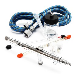 Airbrush-pistooli Typ 182K Double Action, suutinkoot 0,3 mm, 0,5 mm, 0,8 mm, värikuppi 20 ml