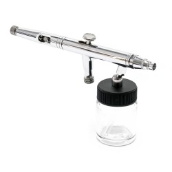 Airbrush-pistooli Typ 182K Double Action, suutinkoot 0,3 mm, 0,5 mm, 0,8 mm, värikuppi 20 ml