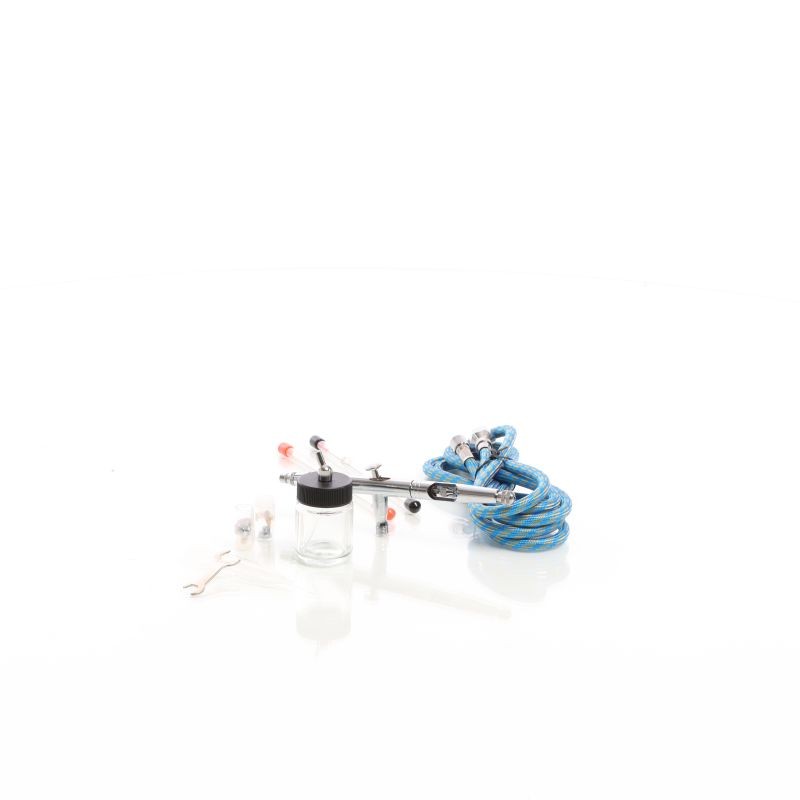 Airbrush-pistooli Typ 182K Double Action, suutinkoot 0,3 mm, 0,5 mm, 0,8 mm, värikuppi 20 ml