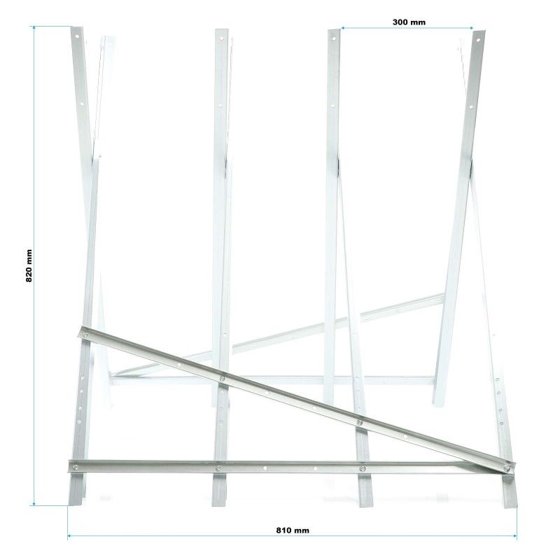 XPOtool taitettava sahauspuki sinkitty, 81x82x80 cm, 100 kg