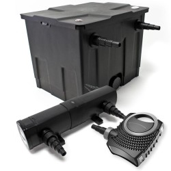 SunSun lampisuodatinsetti CBF-350 suodatin 12000 l, NEO-10000 pumppu 10000 l/h, CUV-224 UVC-selkeytin 24 W