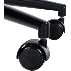 Säädettävä toimistotuolin runko keinumekanismilla ja pyörillä